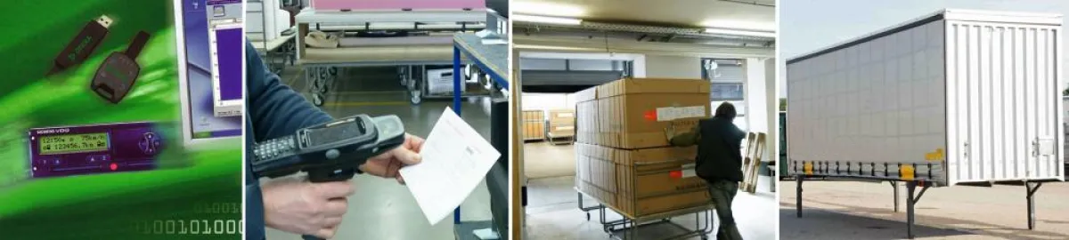 Datenmanagement - Verheiratung Barcode Transponder - Verladekontrolle - Wechselbrücken-Management