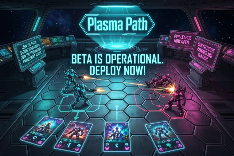 Bild: Download Complete: Sci-Fi-Karten-Brettspiel Plasma Path in der Beta
