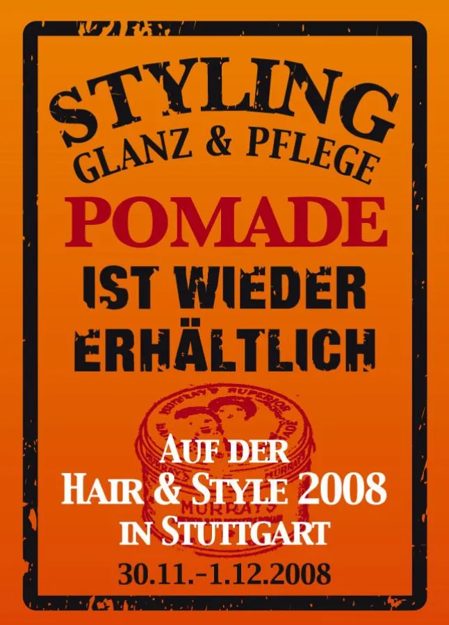 Original Pomade ist wieder erhältlich! Auf der Hair & Style und bei PomadeShop.de