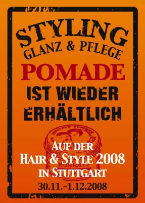 Bild: Original Pomade ist wieder da - Auf der „Hair & Style 2008“ in Stuttgart
