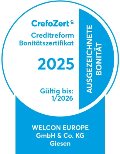 WELCON EUROPE GmbH & Co. KG: Führender Versandhändler für gesundes Wohnen erneut mit CrefoZert ausgezeichnet Bild: WELCON EUROPE GmbH & Co. KG: Führender Versandhändler für gesundes Wohnen erneut mit CrefoZert ausgezeichnet