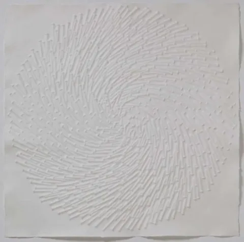 Bild: Spirale 2010 des Zero Künstlers Günther Uecker