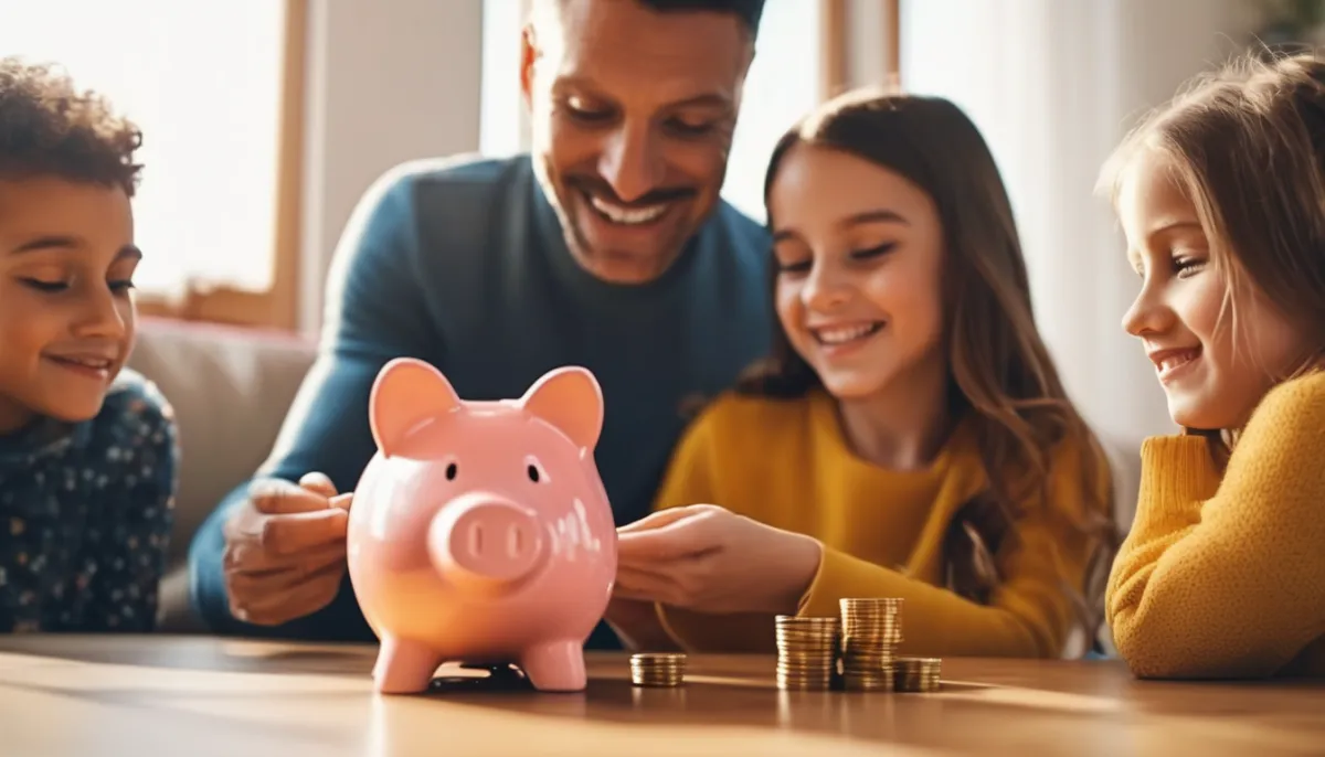 Bei Geldanlage für Kinder ist einiges zu beachten (© KI-generiertes Bild mit Stable Diffusion)