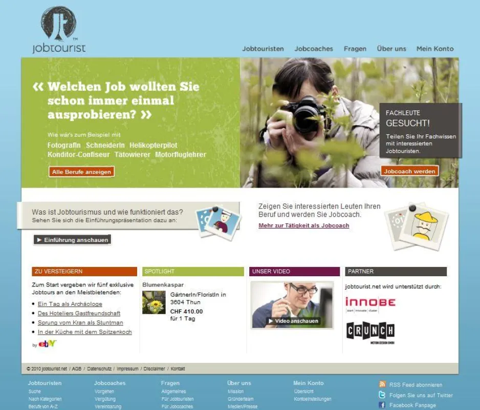Startseite jobtourist.net