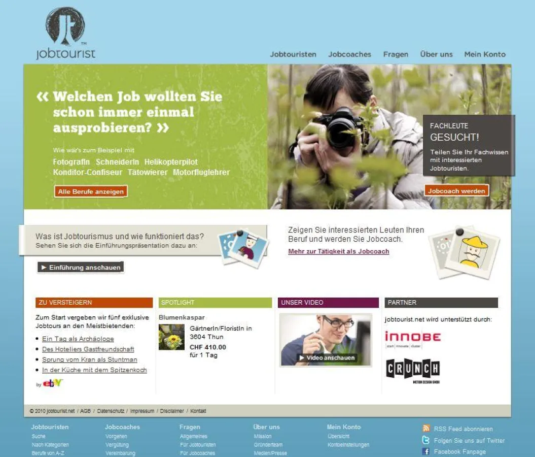 Startseite jobtourist.net