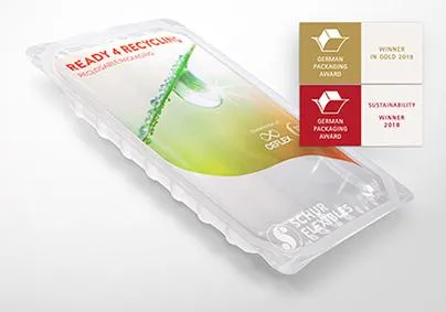 Bild: Deutscher Verpackungspreis 2018 in Gold und in der Kategorie Nachhaltigkeit für FlexiClose(re)