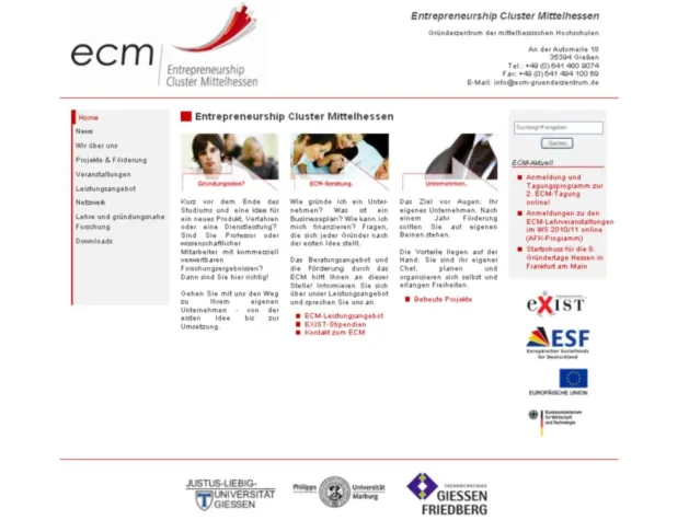 Bild: Unternehmerisches Potential aus den Hochschulen fördern: MitteHessen unterstützt Entrepreneurship-Cluster