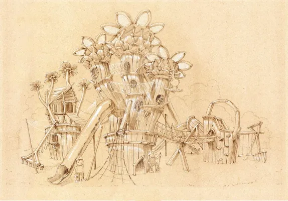 Blumige Aussichten. Eröffnung der zehn Meter hohen Riesen-Spiel-Margerite im Dehner Blumenpark Bild: Blumige Aussichten. Eröffnung der zehn Meter hohen Riesen-Spiel-Margerite im Dehner Blumenpark