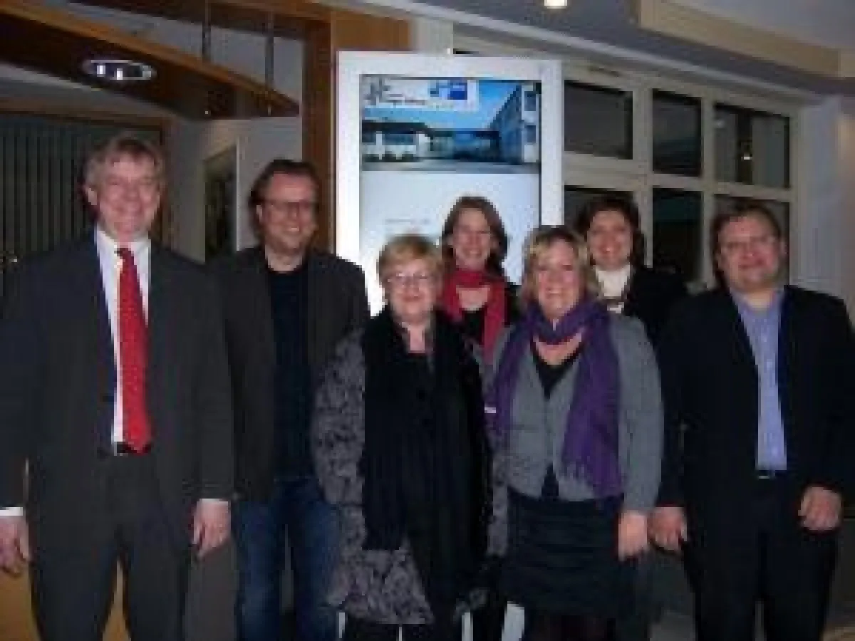 vlnr: Otto Brandenburg, Michael Steffens, Karin Neufert, Meike Timmermann, Gabriele Stein, Olga Rüffer, Andreas Franken