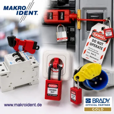 Bild: Schutzschalterverriegelungen und Steckerverriegelungen für Lockout-Tagout 