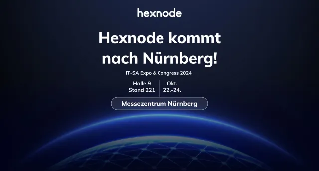 Bild: Hexnode auf der it-sa Expo&Congress 2024 vertreten: Verstärkung der Präsenz in Deutschland und ganz Europa