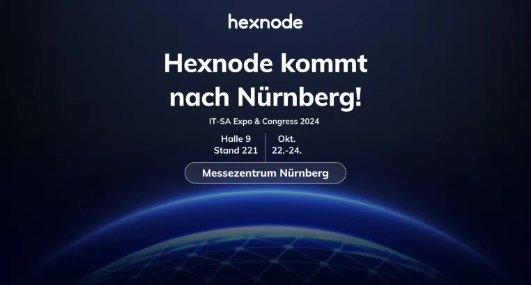 Bild: Hexnode auf der it-sa Expo&Congress 2024 vertreten: Verstärkung der Präsenz in Deutschland und ganz Europa