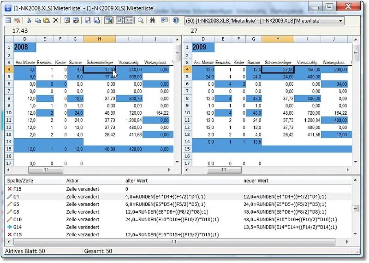 Excel Tabellen und Arbeitsmappen schnell und einfach vergleichen openPR