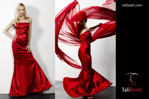 Bild: Choreografin und Tänzerin Alexandra Martens trägt TaliBoelt Couture