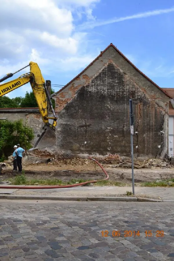 Geräumtes Grundstück Am Markt 18, 15859 Storkow, am 12.06.2014