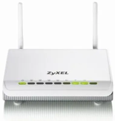 Bild: Schnell, drahtlos, sicher und Strom sparend - ZyXEL NBG420N WLAN Router