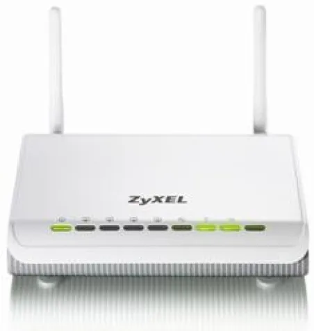 Bild: Schnell, drahtlos, sicher und Strom sparend - ZyXEL NBG420N WLAN Router