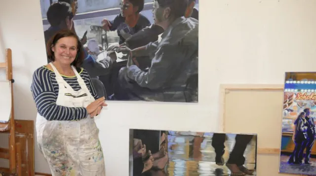 Bild: VOM FOTO ZUM BILD - Atelierbesuch bei Martina DIEDERICH