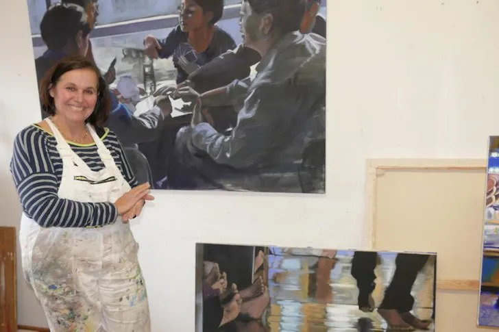 Bild: VOM FOTO ZUM BILD - Atelierbesuch bei Martina DIEDERICH