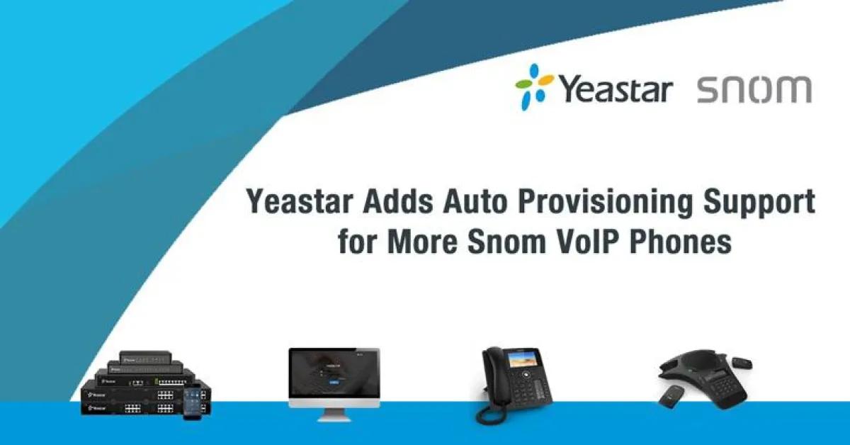 Snom und Yeastar bauen Interoperabilität aus