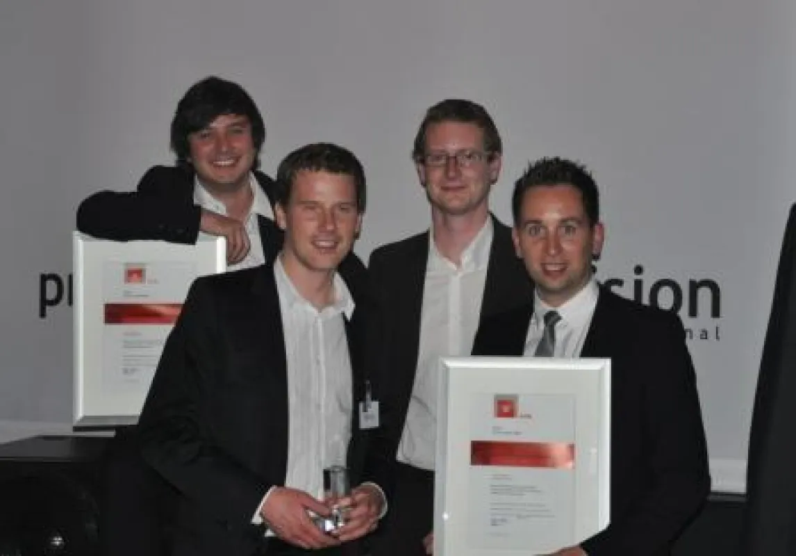 Daniel Olbrich (Senior Projectmanager Metzler : Vater Live Communication), Robin A. Vater (Managing Director Metzler : Vater Communication Group), Axel Mees (Division Manager Metzler : Vater Cross Com