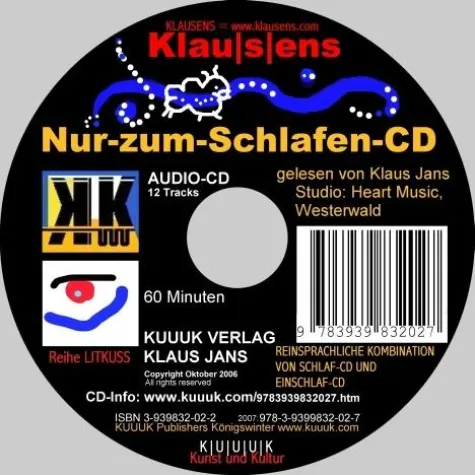 Bild: Künstlerische Audio-CD zum Schlaf veröffentlicht