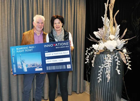 Bild: Beck+Heun schickt Kunden nach New York
