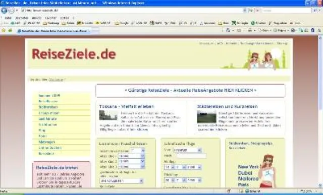 Bild: OnlinReiseCenter.de – Social Bookmarks integriert