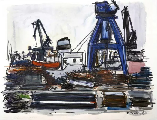 Bild: Einladung zum Original HAMBURGER HAFEN - FRÜHSTÜCK in der Hamburger galerie carstensen