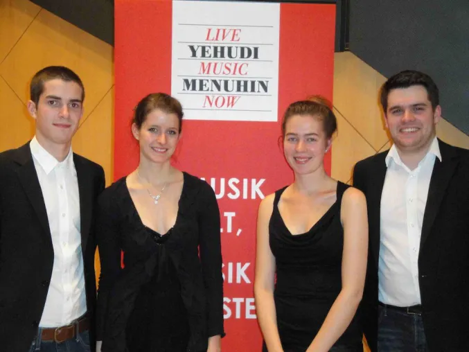 Bild: "Streichquartett plus..." - Benefizkonzert des Vereins Yehudi Menuhin "Live Music Now" Frankfurt a. Main