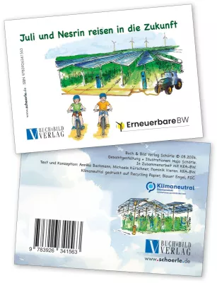 In Zusammenarbeit von KEA-BW und dem Buch & Bild Verlag enstand ein Kinderbuch zum Thema Erneuerbare-BW Bild: In Zusammenarbeit von KEA-BW und dem Buch & Bild Verlag enstand ein Kinderbuch zum Thema Erneuerbare-BW