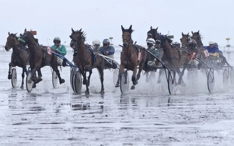 Bild: Wenn in Cuxhaven der Strand zur Bühne wird
