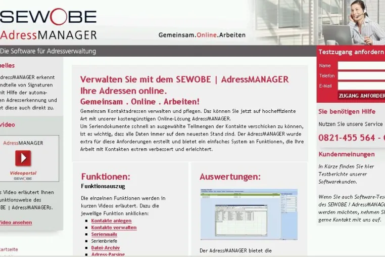 Adressverwaltung - Gemeinsam.Online.Arbeiten Bild: Adressverwaltung - Gemeinsam.Online.Arbeiten