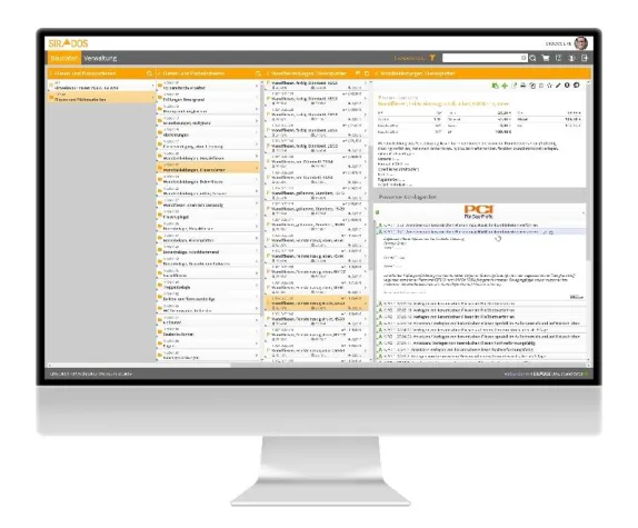Bild: Verknüpfung des Produktkatalogs von PCI mit SIRADOS Ausschreibungstexten
