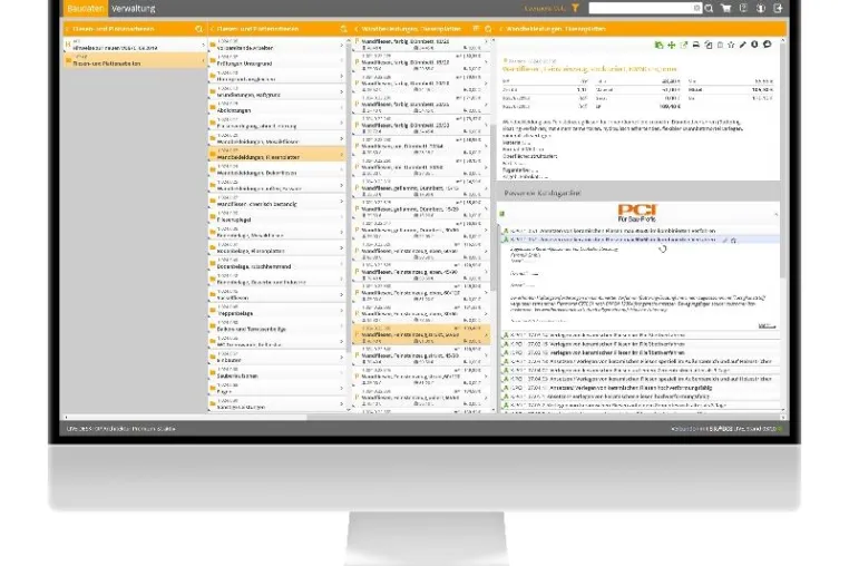 Bild: Verknüpfung des Produktkatalogs von PCI mit SIRADOS Ausschreibungstexten