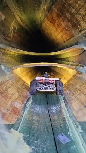 Bild: Windenergie: Robotersystem und KI sollen Schäden in Rotorblättern früher erkennen