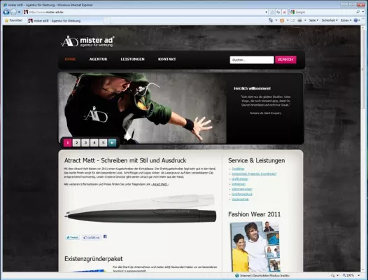 Bild: mister-ad.de - neue Webseite online und Werbemittelkatalog in Produktion