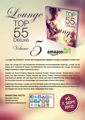 Bild: Lounge Top 55 Vol.5 DELUXE (The Original). AMAZON special release 07.-09.09.2012