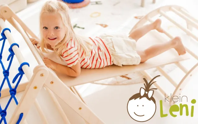 Bild: KleinLeni – Spiel, Spaß und Sicherheit: Indoor-Klettergeräte erobern Kinderzimmer