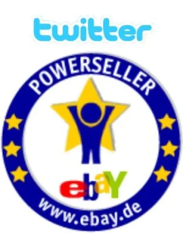 Bild: Twitter Top Account POWERSELLER wird bei Ebay versteigert