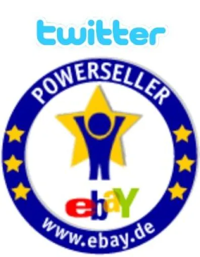 Bild: Twitter Top Account POWERSELLER wird bei Ebay versteigert