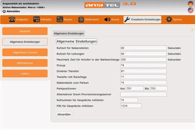 Bild: ansit-com veröffentlicht neues ansitel webinterface 3.0
