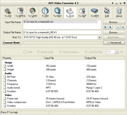 Bild: AVS Video Converter 4.2: Videos aufzeichnen, Dateien konvertieren, Videoeffekte nutzen, DVDs brennen