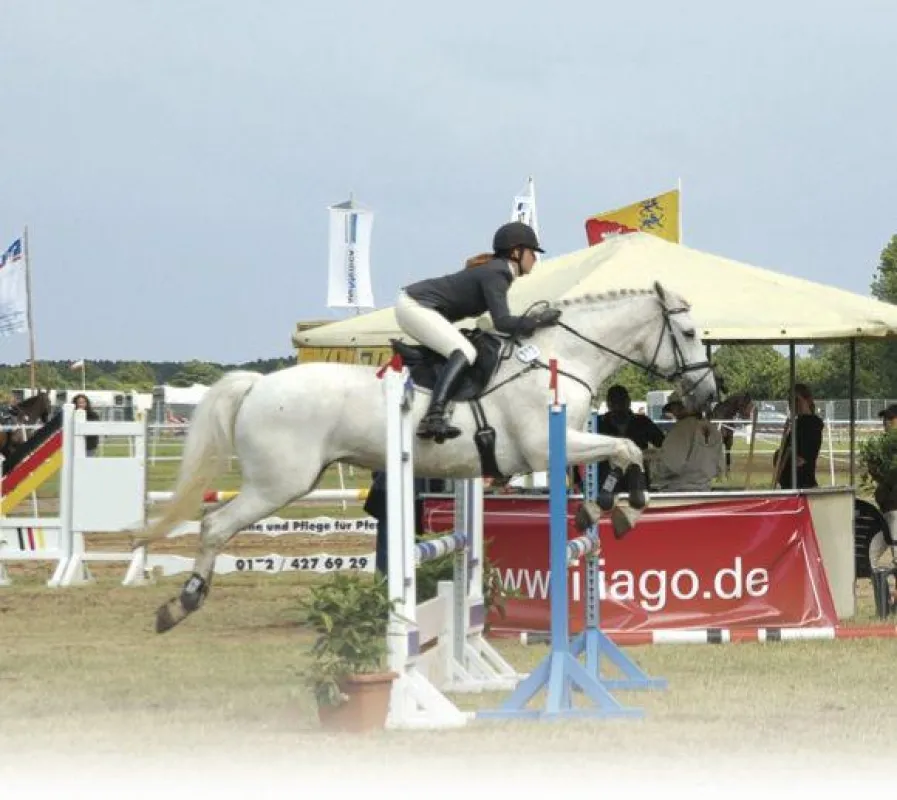 Mit viel Spaß am Reitsport: Balios Team Reiterin Eva Heide-Kühnhold