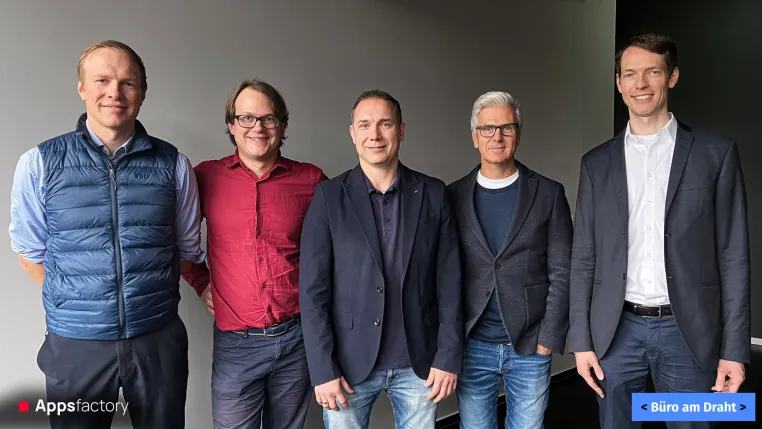 Bild: Appsfactory Group übernimmt den Berliner Cloud- und Plattform-Spezialisten “Büro am Draht”