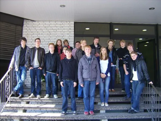 Bild: Südlohner Schüler blicken hinter die Kulissen der Futtermittelproduktion