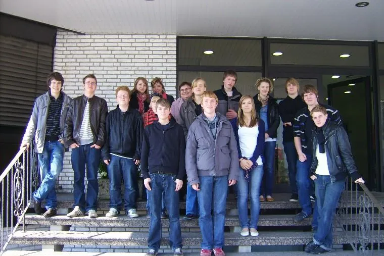 Bild: Südlohner Schüler blicken hinter die Kulissen der Futtermittelproduktion
