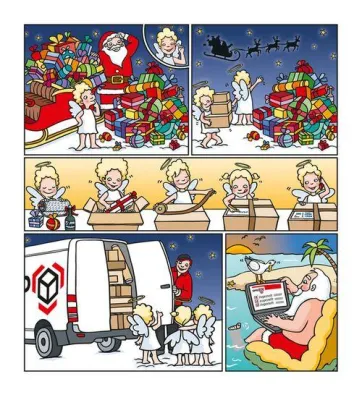Bild: Versandknigge zu Weihnachten: So landen Pakete pünktlich und sicher unter dem Baum