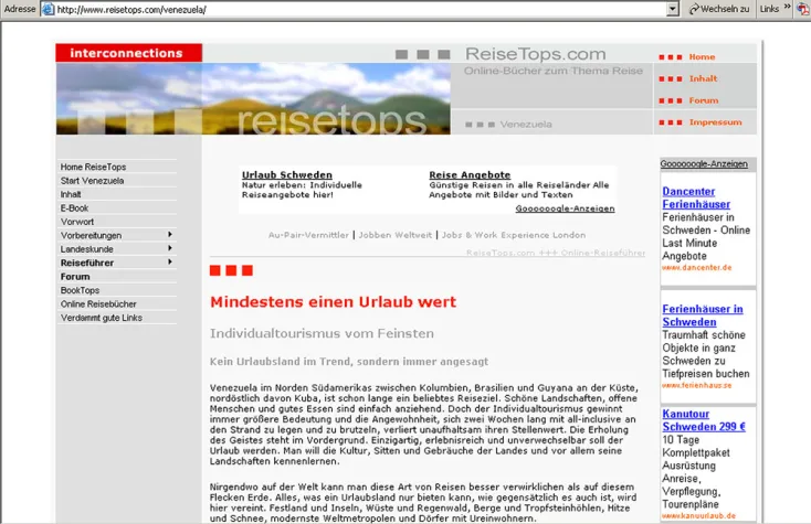 Bild: Reisen nach Venezuela