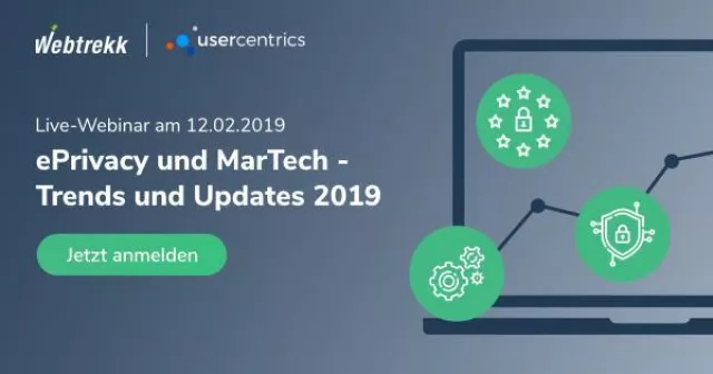 Bild: Webtrekk und Usercentrics präsentieren Webinar zu E-Privacy-Updates und MarTech-Trends